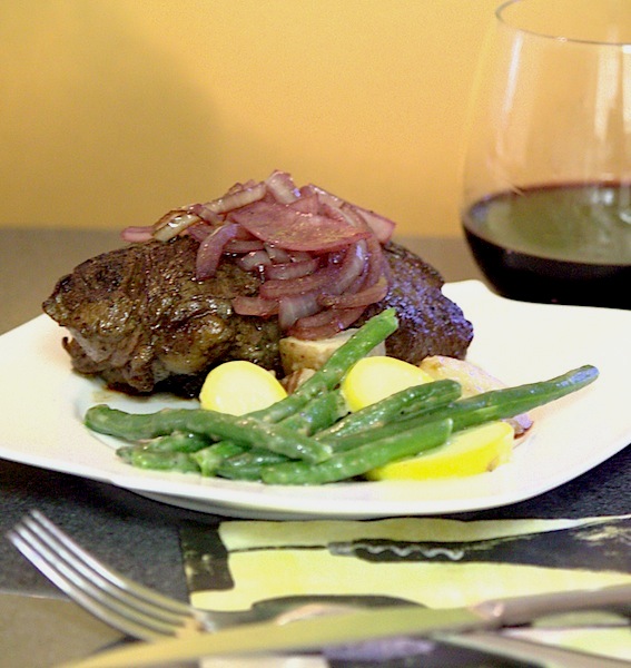 Classic Filet Mignon With A Red Wine Sauce
