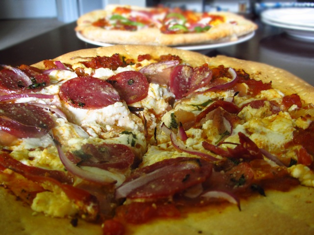 Homemade Pizza and Marinera Sauce