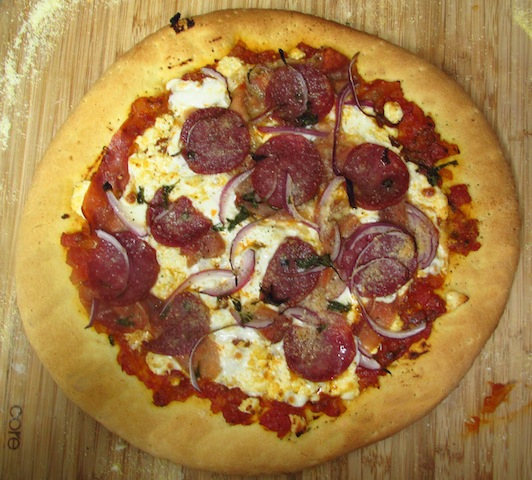 Homemade Pizza and Marinera Sauce