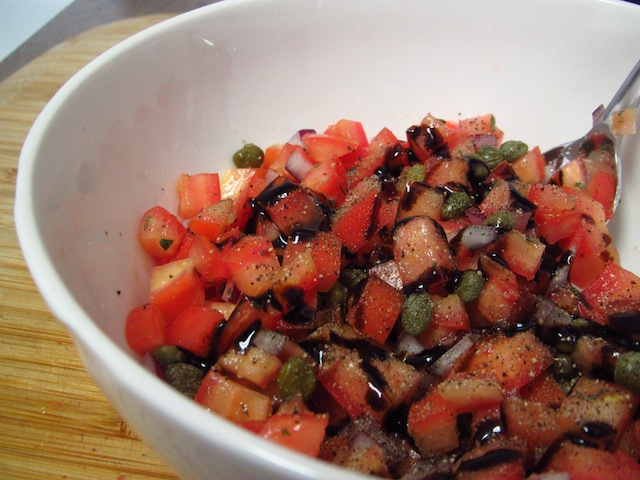 Bruschetta and Creamy Goat Cheese Spread