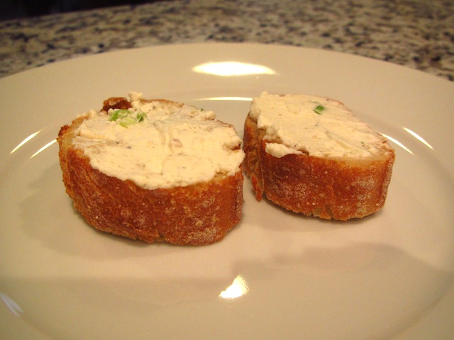 Bruschetta and Creamy Goat Cheese Spread
