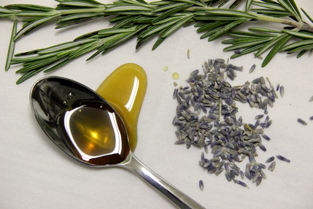 Honey Lavender and Rosemary Shortbread Cookies