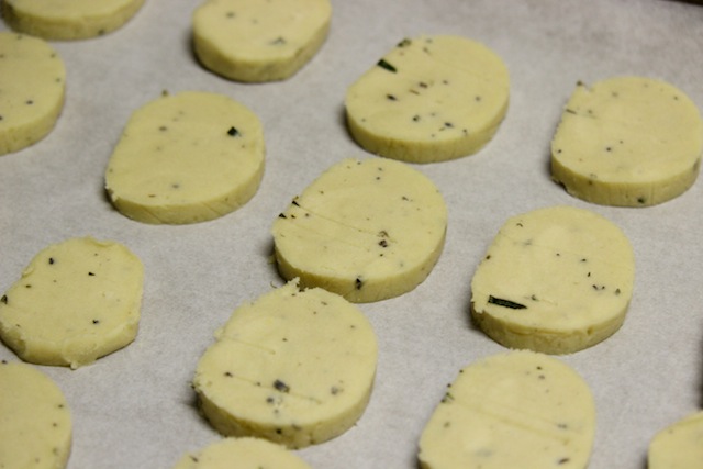 Honey Lavender and Rosemary Shortbread Cookies