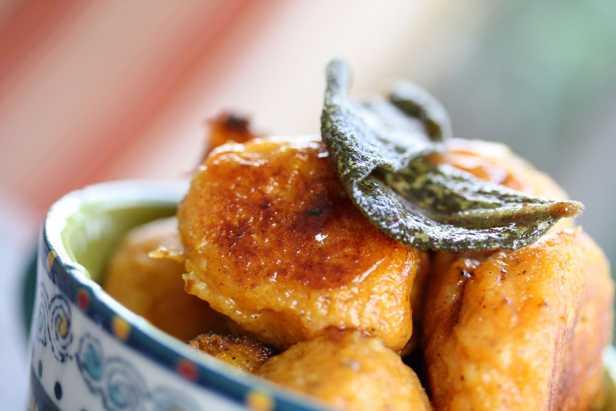 Sweet Potato Gnocchi with Sage and Brown Butter