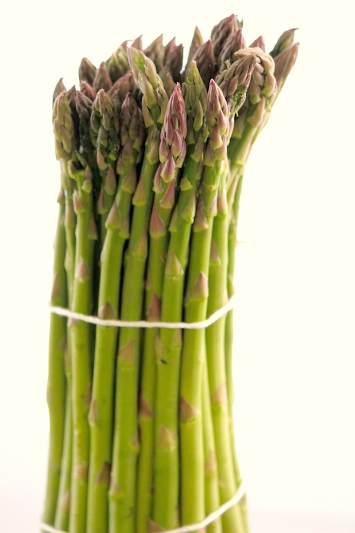 Grilled Prosciutto-Wrapped Asparagus w/ a Creamy White Wine Mushroom Sauce