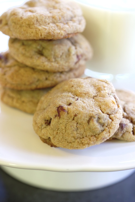 Whole Wheat Chocolate and Butterscotch Chip Cookies