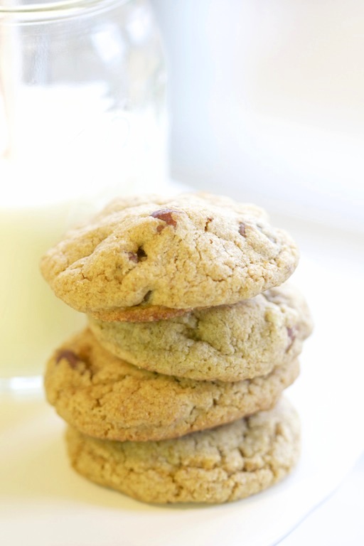 Whole Wheat Chocolate and Butterscotch Chip Cookies