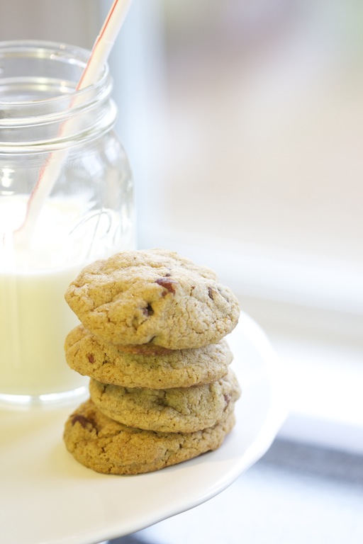 Whole Wheat Chocolate and Butterscotch Chip Cookies