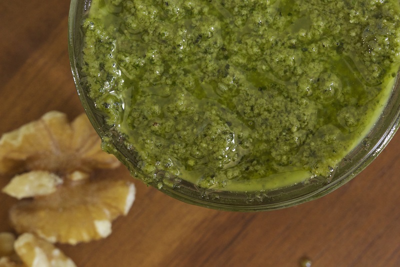 Basil and Walnut Pesto